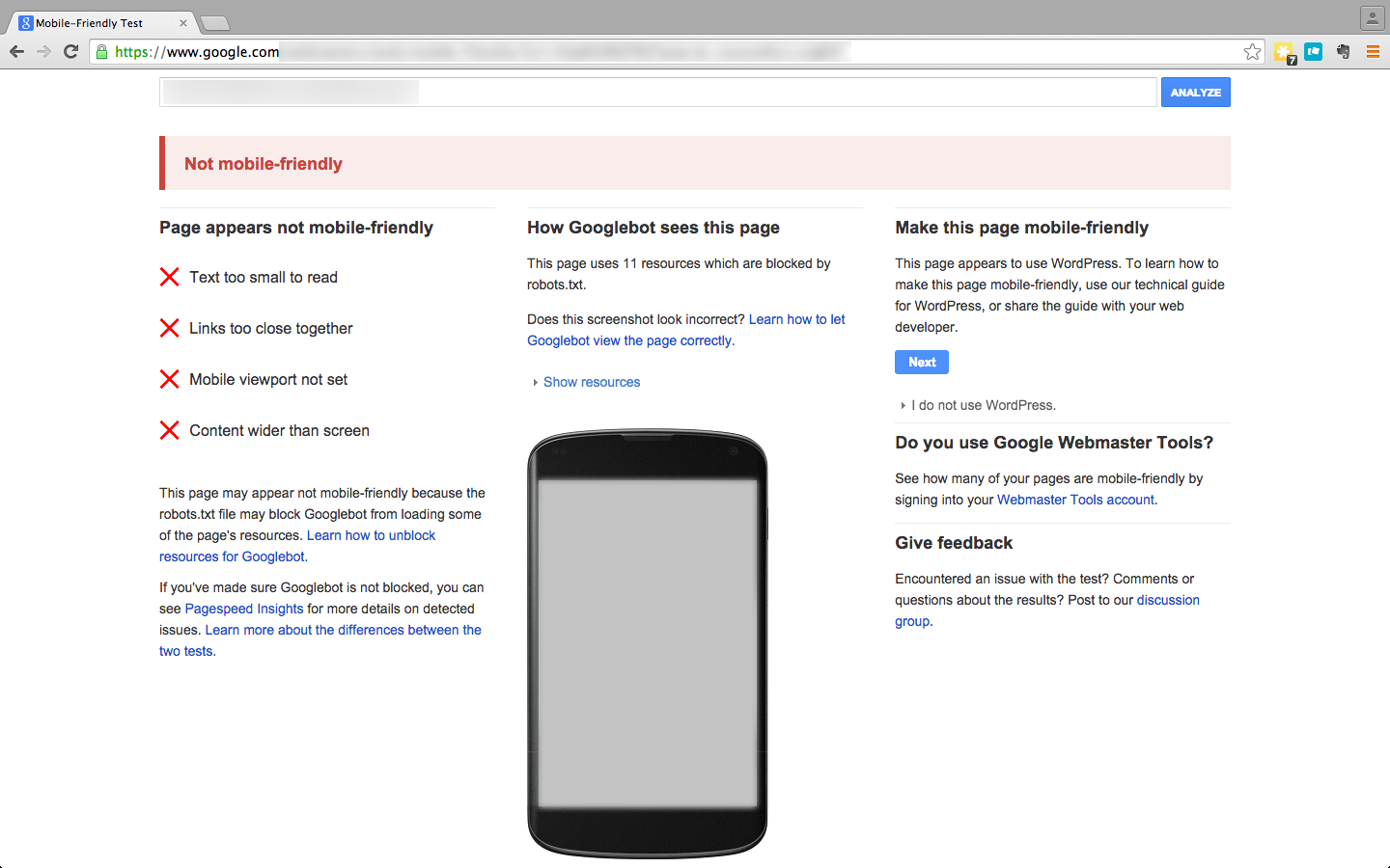 www.TheBusinessOfHelping.com not mobile-friendly example
